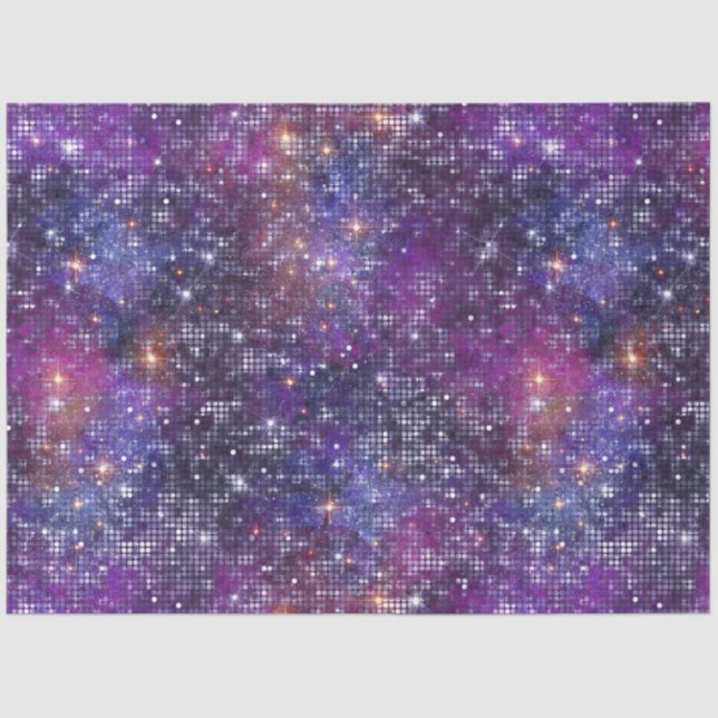 Design der glänzenden Galaxy-Serie 16 Seidenpapier (Vorderseite)