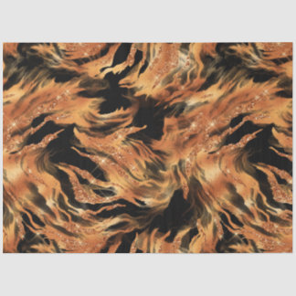 Design der Glitzer Tiger Serie #6 Seidenpapier