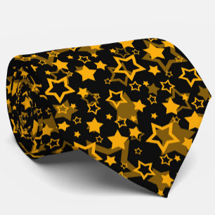 Design der Golden Stars Glitzer Krawatte