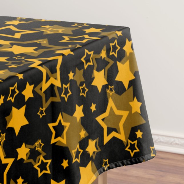 Design der Golden Stars Glitzer Tischdecke (Von Creator hochgeladen)