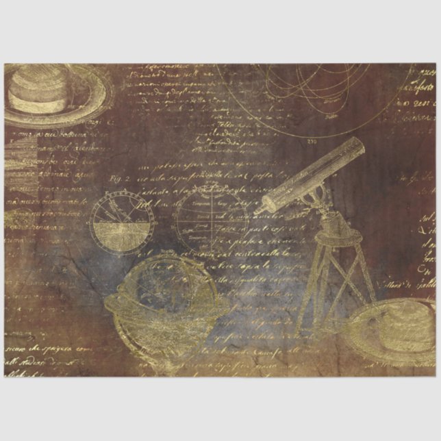 Design der goldenen Galileo-Serie 10 Seidenpapier (Vorderseite)