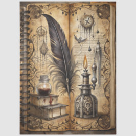 Design der Gothic Junk Journal-Serie 11 Seidenpapier