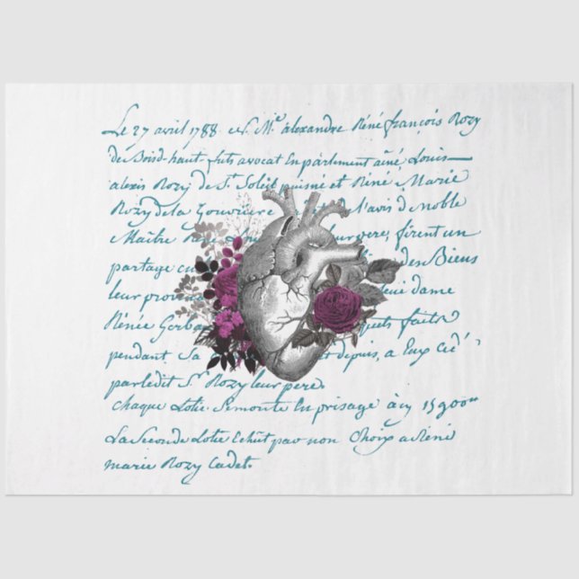 Design der Gothic-Verzauberungsreihe 7 Seidenpapier (Vorderseite)