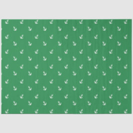Design der Green und Navy Nautical Series 11 Seidenpapier