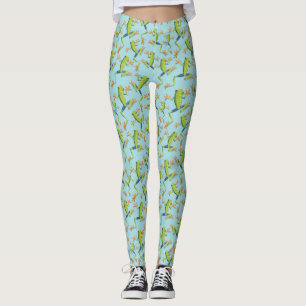 Design der Grünbaum-Frog-Muster Leggings