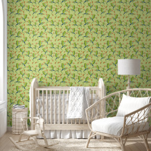 Design der Grünbaum-Frog-Muster Tapete