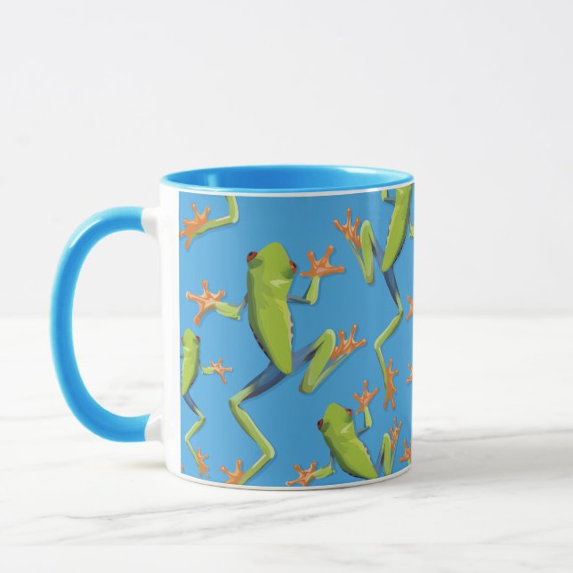 Design der Grünbaum-Frog-Muster Tasse (Links)