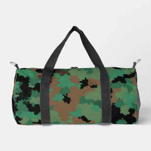 Design der grünen Armee Dschungel-Camouflage Duffle Bag