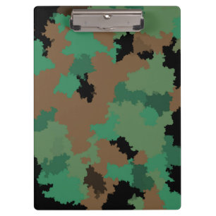 Design der grünen Armee Dschungel-Camouflage Klemmbrett