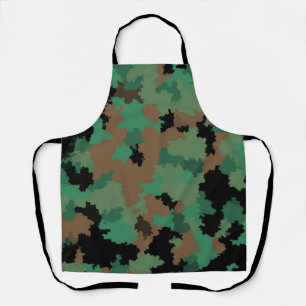 Design der grünen Armee Dschungel-Camouflage Schürze