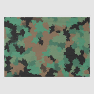 Design der grünen Armee Dschungel-Camouflage Seidenpapier