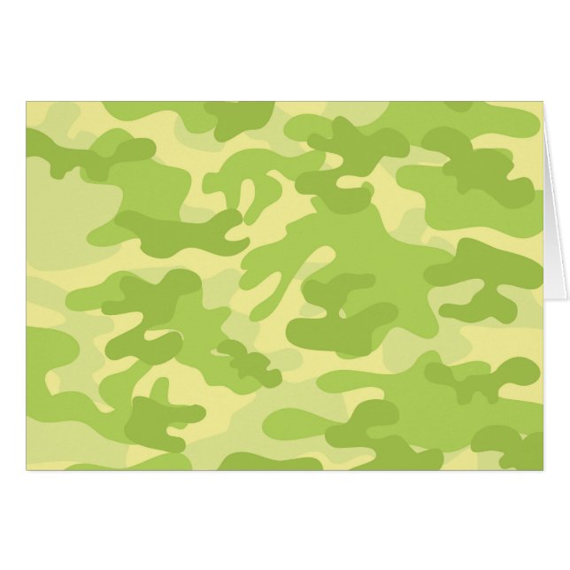Design der grünen Camouflage (Vorderseite (Horizontal))