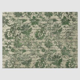 Design der grünen Papierreihe Ephemera 21 Seidenpapier