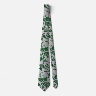 Design der grünen Velours-Serie 5 Krawatte