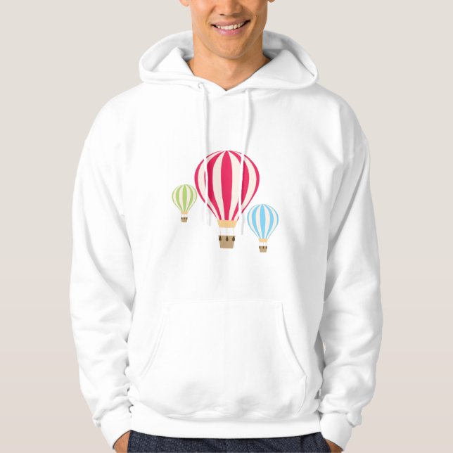 Design der Heißluftballons Hoodie (Vorderseite)