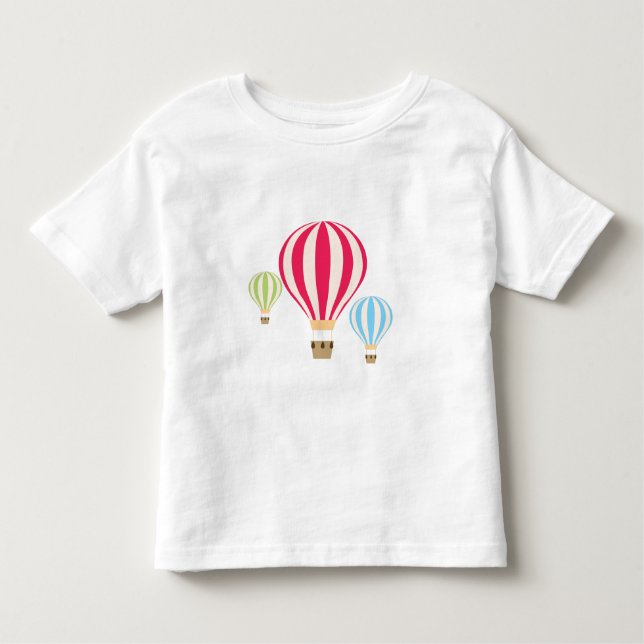 Design der Heißluftballons Kleinkind T-shirt (Vorderseite)