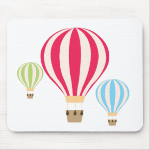 Design der Heißluftballons Mousepad