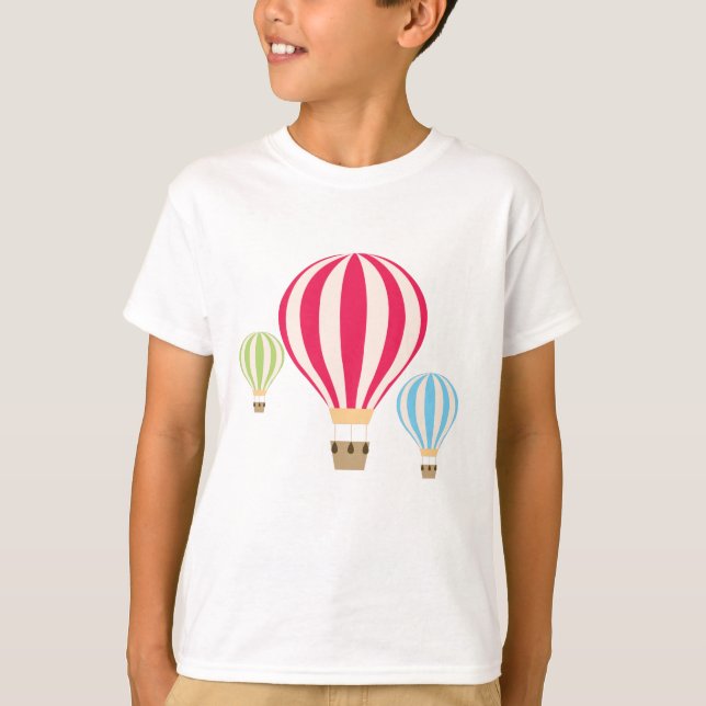 Design der Heißluftballons T-Shirt (Vorderseite)