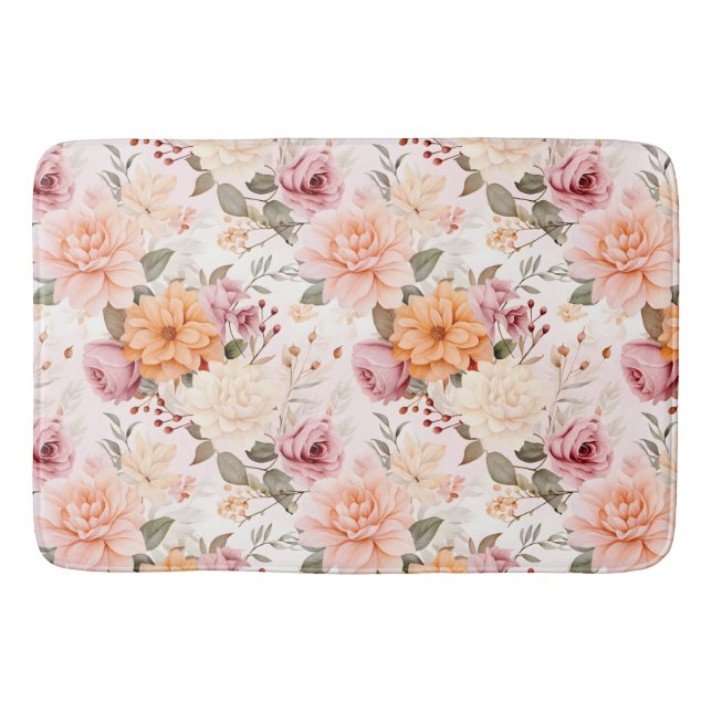 Design der Herbstflorreihe 2 Badematte (Vorderseite)