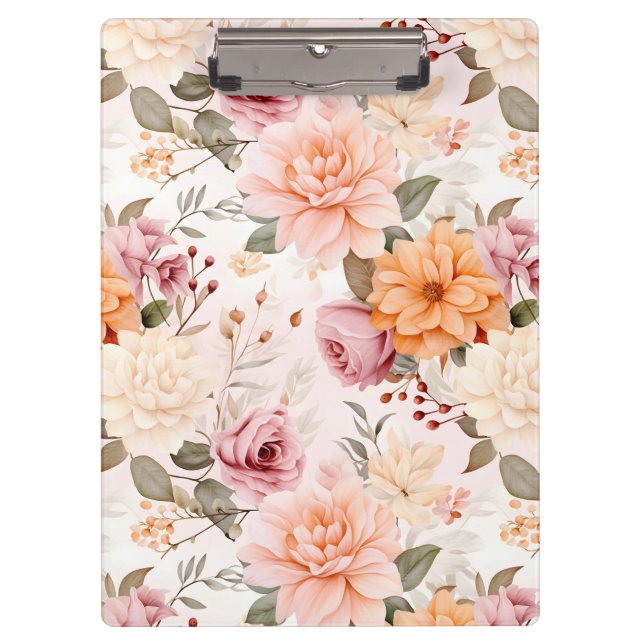 Design der Herbstflorreihe 2 Klemmbrett (Vorderseite)