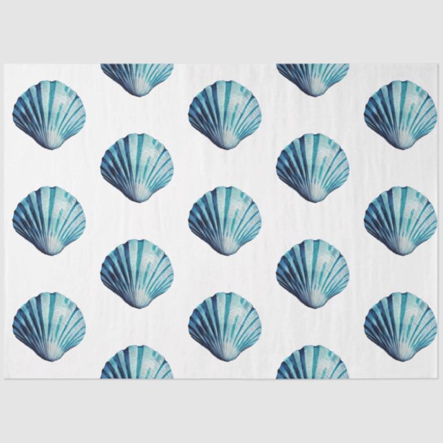 Design der Hübschen Blue Nautical Series 13 Seidenpapier (Vorderseite)