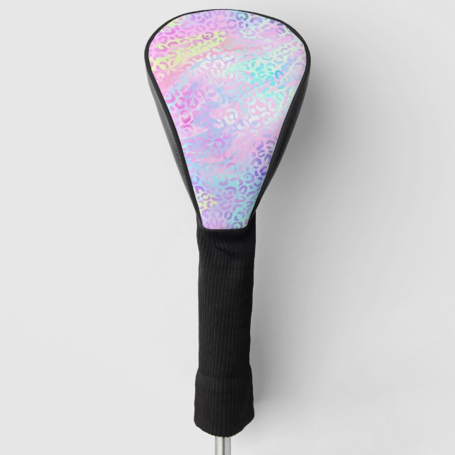 Design der iridescent Leopard-Serie 10 Golf Headcover (Vorderseite)