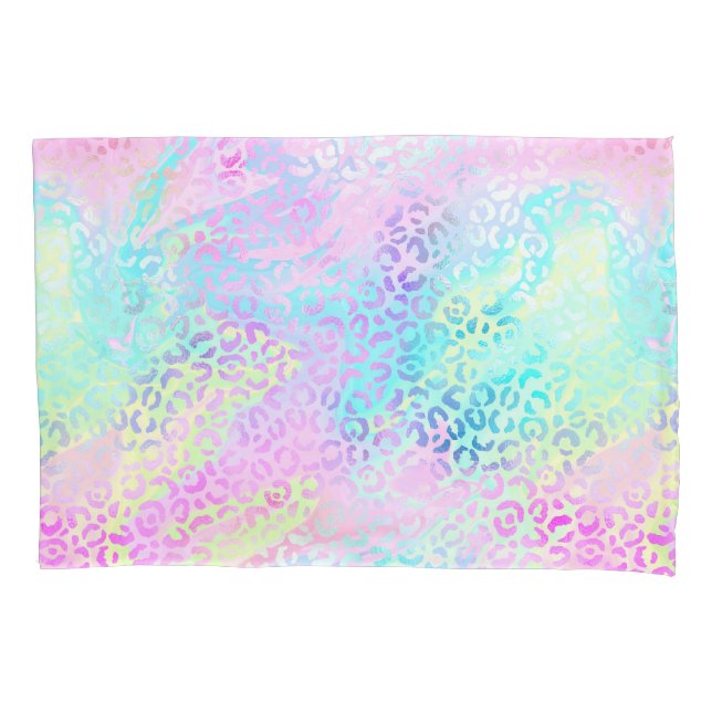 Design der iridescent Leopard-Serie 10 Kissenbezug (Vorderseite)