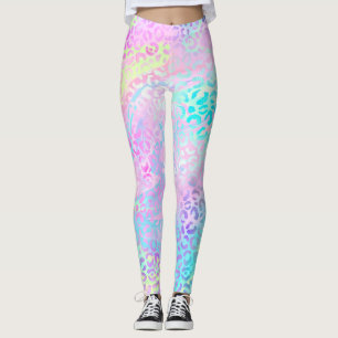 Design der iridescent Leopard-Serie 10 Leggings