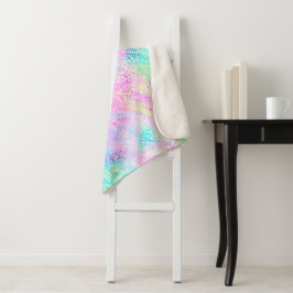 Design der iridescent Leopard-Serie 10 Sherpadecke