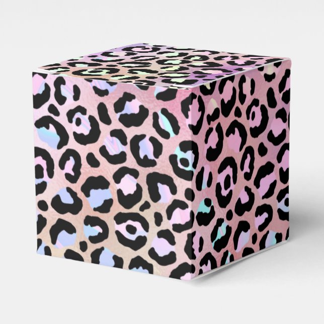 Design der iridescent Leopard-Serie 6 Geschenkschachtel (Vorderseite)