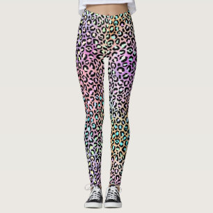 Design der iridescent Leopard-Serie 6 Leggings