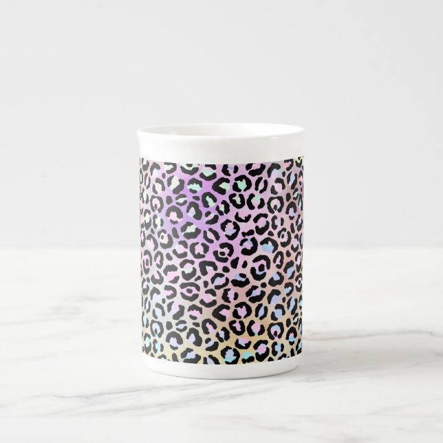 Design der iridescent Leopard-Serie 6 Prozellantasse (Vorderseite)