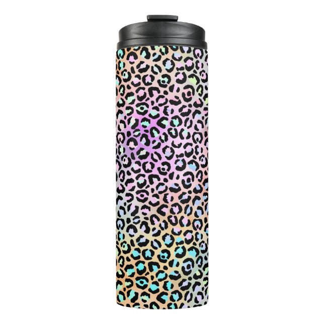 Design der iridescent Leopard-Serie 6 Thermosbecher (Vorderseite)