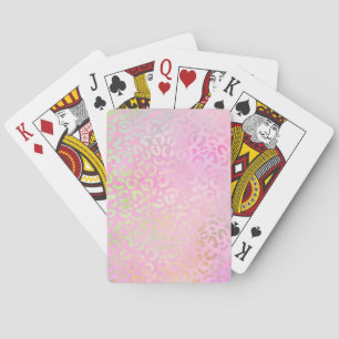 Design der irideszierenden Leopard-Serie 1 Spielkarten