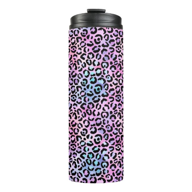 Design der irideszierenden Leopard-Serie 4 Thermosbecher (Vorderseite)