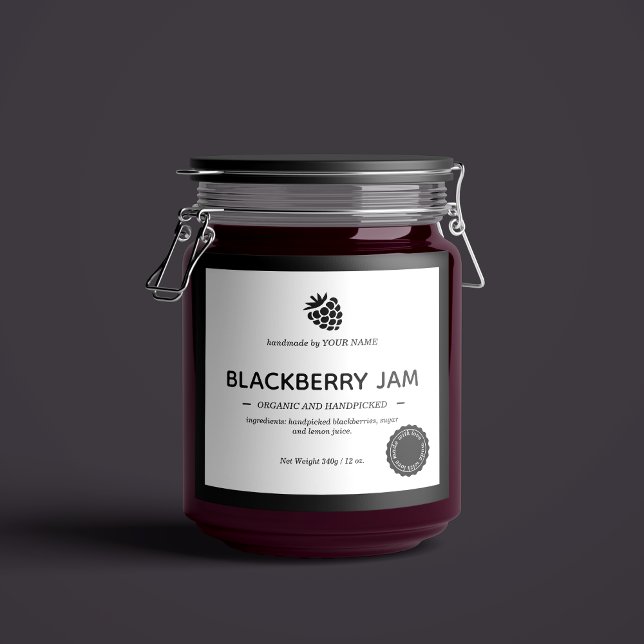 Design der Jam Jar Label-Verpackung (Von Creator hochgeladen)