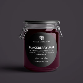 Design der Jam Jar Label-Verpackung Runder Aufkleber