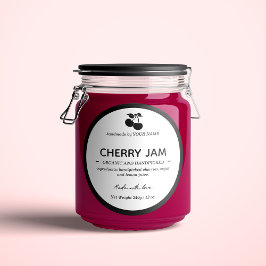 Design der Jam Jar Label-Verpackung Runder Aufkleber