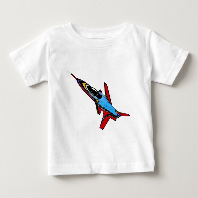Design der Jet-Fighter für Piloten mit Überschallf Baby T-shirt (Vorderseite)