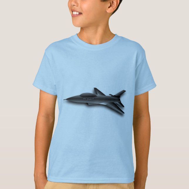 Design der Jet-Fighter für Piloten mit Überschallf T-Shirt (Vorderseite)
