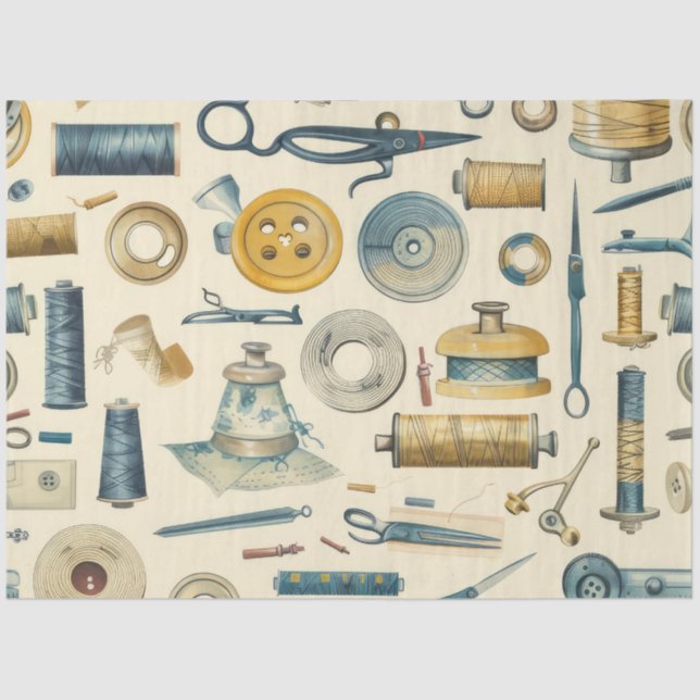 Design der Junk Journal-Serie 3 Seidenpapier (Vorderseite)