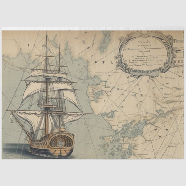 Design der Karte 9 Seidenpapier (Vorderseite)