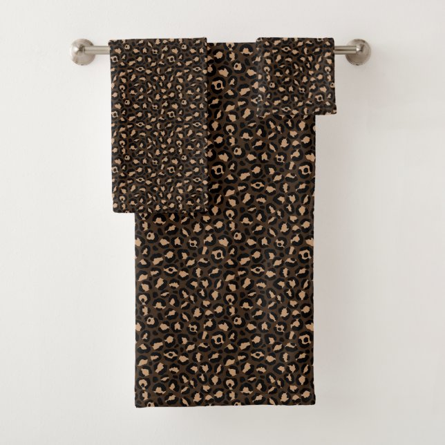 Design der klassischen Leopard-Serie 10 Badhandtuch Set (Insitu)
