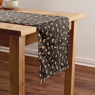 Design der klassischen Leopard-Serie 10 Mittelgroßer Tischläufer