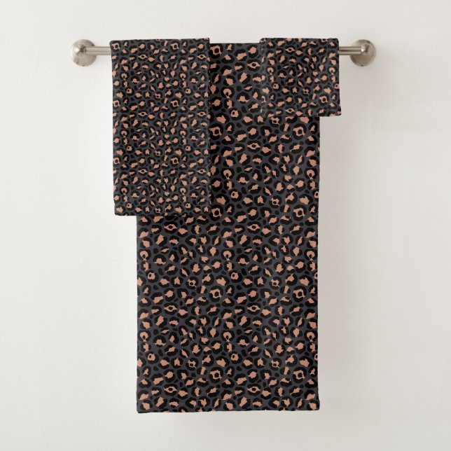 Design der klassischen Leopard-Serie 11 Badhandtuch Set (Insitu)