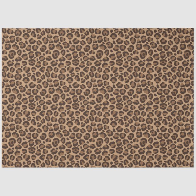 Design der klassischen Leopard-Serie 12 Seidenpapier (Vorderseite)