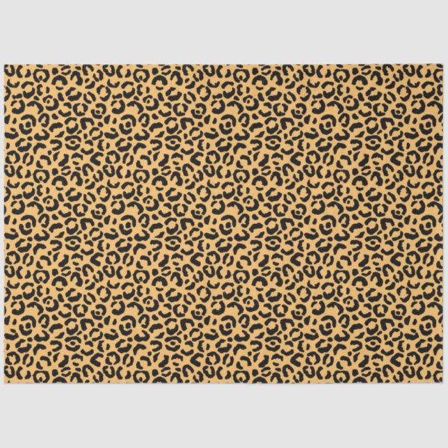 Design der klassischen Leopard-Serie 14 Seidenpapier (Vorderseite)