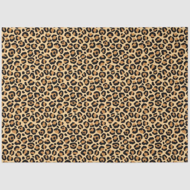 Design der klassischen Leopard-Serie 6 Seidenpapier (Vorderseite)