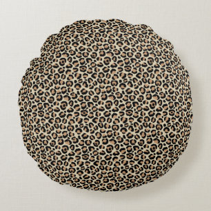 Design der klassischen Leopard-Serie 9 Rundes Kissen
