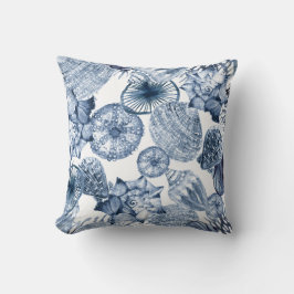 Design der Küste in Blau und Weiß Kissen